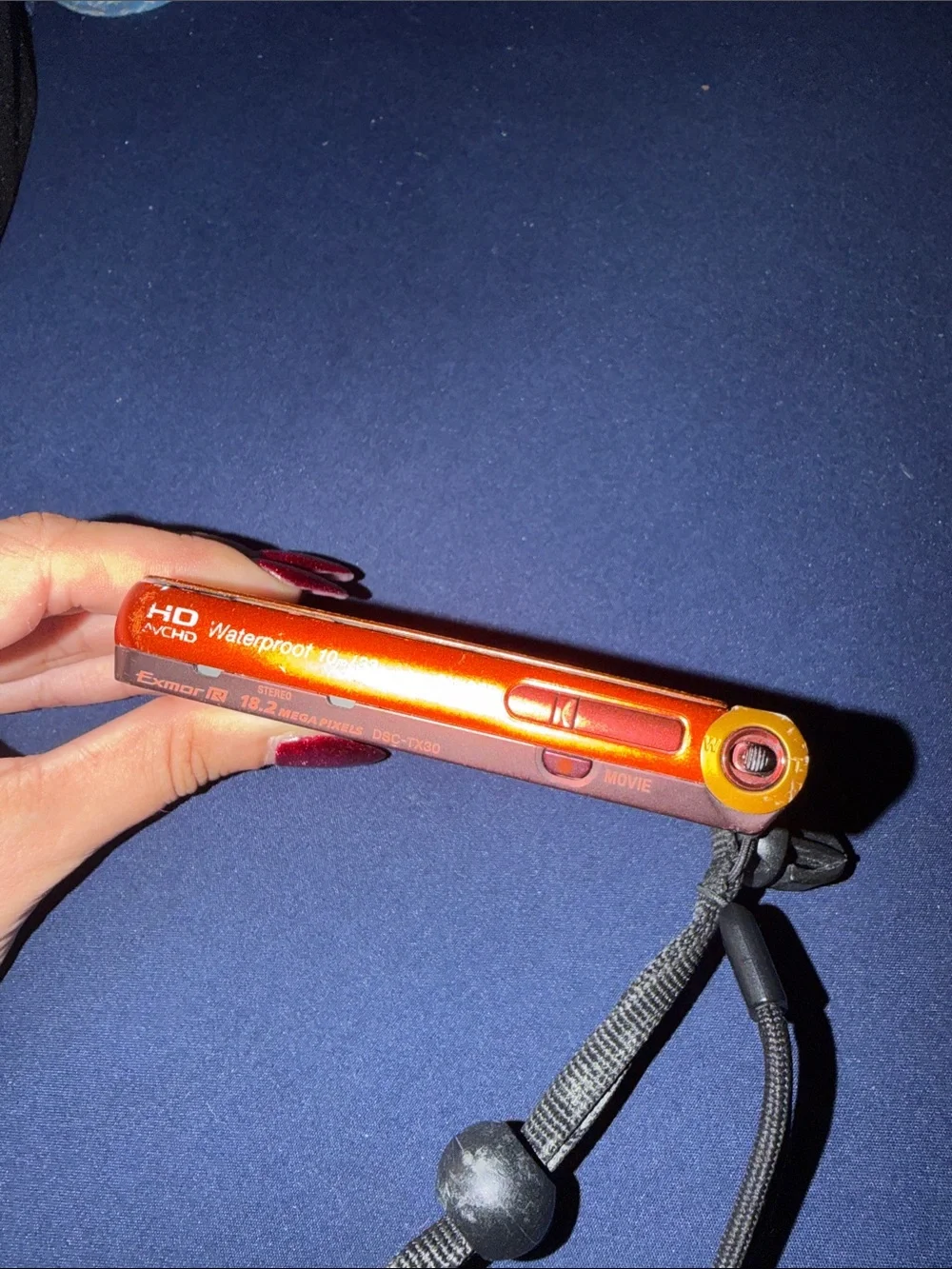 SONY Digital Camera Cyber-shot TX30 5x Optical Orange DSC-TX30